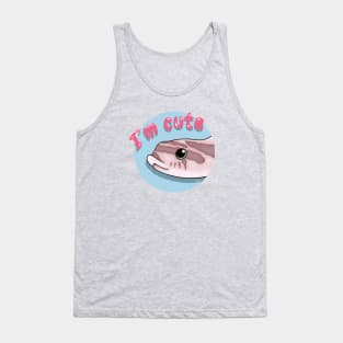 Cute Lavender Western Hognose Snake Tank Top